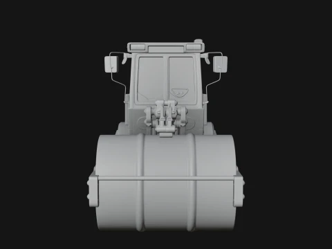 Road Roller Model Design 2 - 3D Print Model 3D Print Model