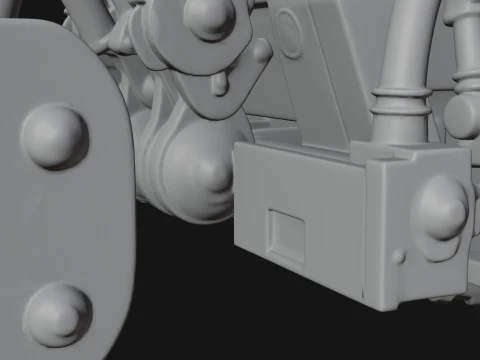 Road Roller Model Design 2 - 3D Print Model 3D Print Model