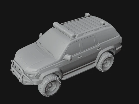 Police Patrol Car Model Design 2 - 3D Print Model 3D Print Model