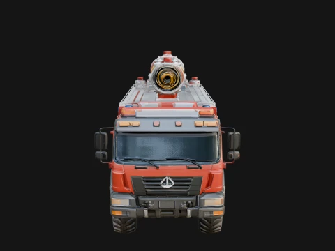 Fire Engine Model Design 6 - 3D Print Model 3D Print Model