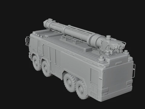 Fire Engine Model Design 6 - 3D Print Model 3D Print Model