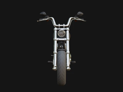 Chopper Motorcycle Model Design 2 - 3D Print Model 3D Print Model