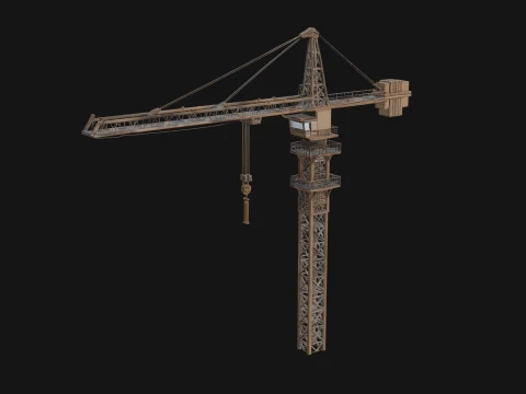Tower Crane Model Design 1 - 3D Print Model 3D Print Model