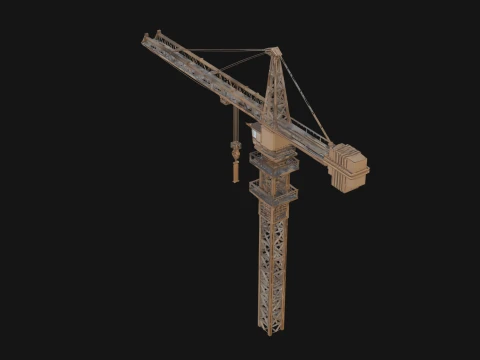 Tower Crane Model Design 1 - 3D Print Model 3D Print Model