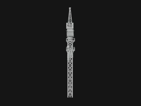 Tower Crane Model Design 1 - 3D Print Model 3D Print Model