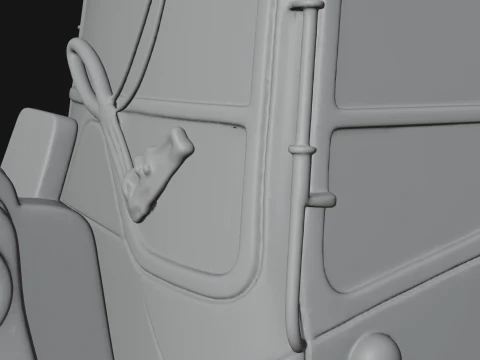 Wheel Loader Model Design 4 - 3D Print Model 3D Print Model