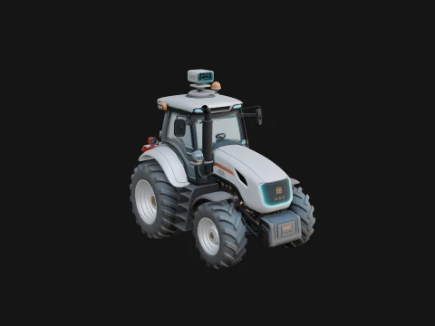 Farm Tractor Model Design 8 - 3D Print Model 3D Print Model