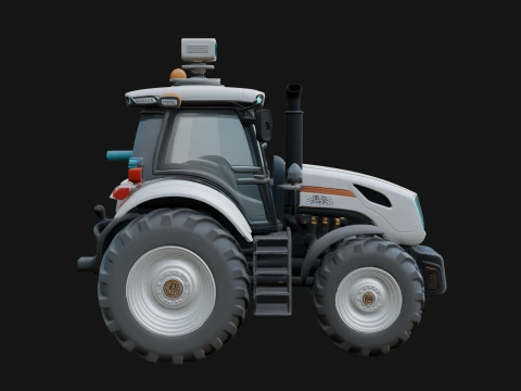 Farm Tractor Model Design 8 - 3D Print Model 3D Print Model
