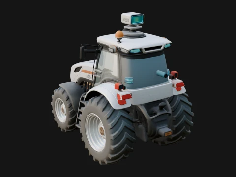 Farm Tractor Model Design 8 - 3D Print Model 3D Print Model