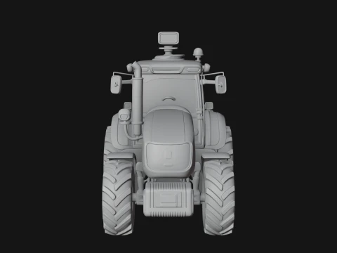 Farm Tractor Model Design 8 - 3D Print Model 3D Print Model