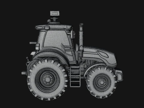 Farm Tractor Model Design 8 - 3D Print Model 3D Print Model