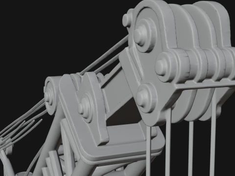 Crawler Crane Model Design 3 - 3D Print Model 3D Print Model