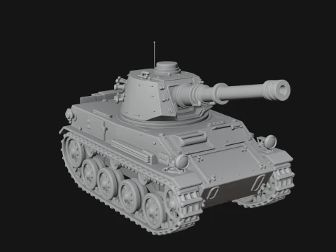 Tracked Armored Vehicle Model Design 7 - 3D Print Model 3D Print Model