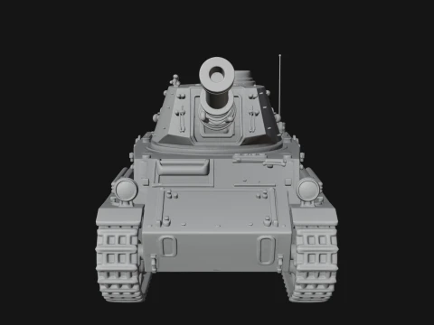 Tracked Armored Vehicle Model Design 7 - 3D Print Model 3D Print Model