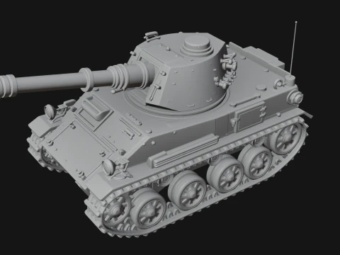Tracked Armored Vehicle Model Design 7 - 3D Print Model 3D Print Model