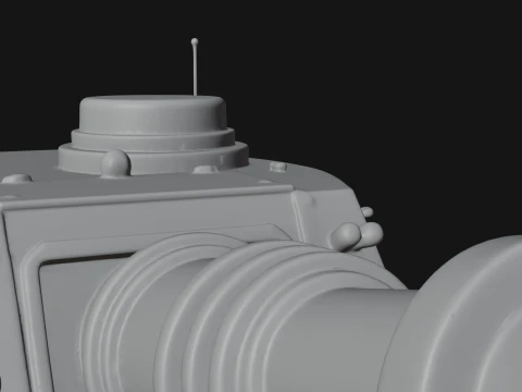 Tracked Armored Vehicle Model Design 7 - 3D Print Model 3D Print Model