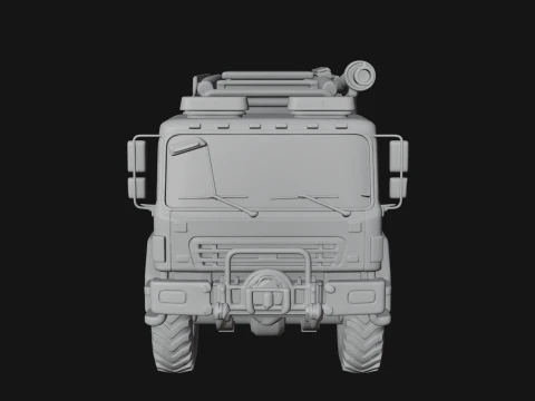 Fire Engine Model Design 8 - 3D Print Model 3D Print Model
