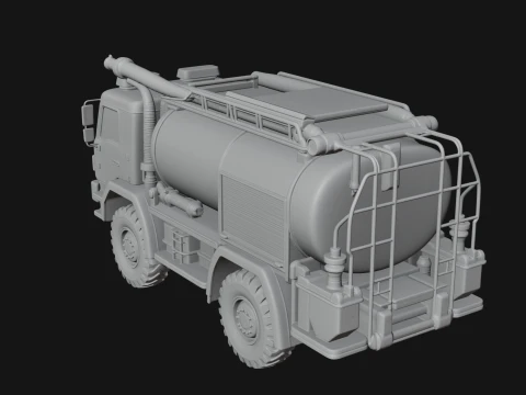 Fire Engine Model Design 8 - 3D Print Model 3D Print Model