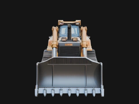Crawler Bulldozer Model Design 4 - 3D Print Model 3D Print Model