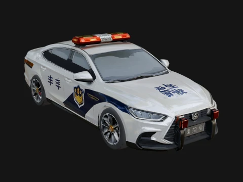 Police Patrol Car Model Design 6 - 3D Print Model 3D Print Model