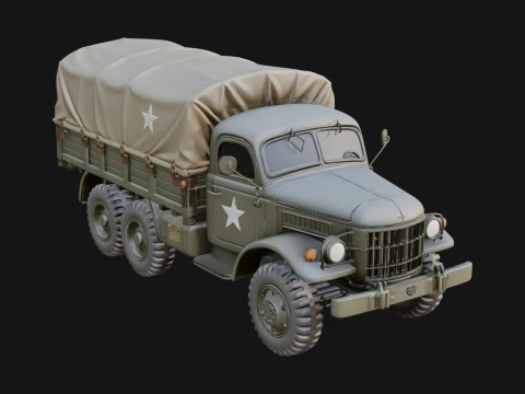 Military Cargo Truck Model Design 8 - 3D Print Model 3D 프린트 모델