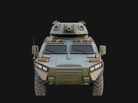 Armored Security Truck Model Design 11 - 3D Print Model 3D Print Model