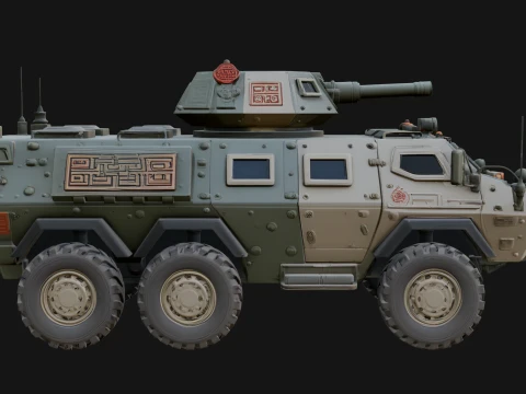 Armored Security Truck Model Design 11 - 3D Print Model 3D Print Model