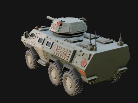 Armored Security Truck Model Design 11 - 3D Print Model 3D Print Model
