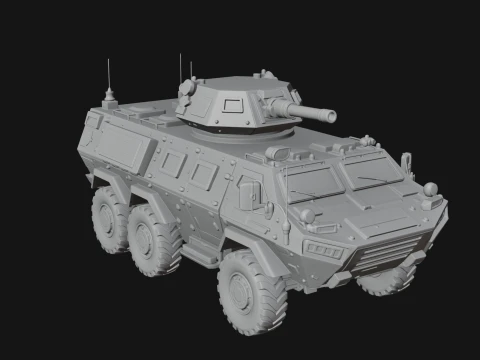 Armored Security Truck Model Design 11 - 3D Print Model 3D Print Model