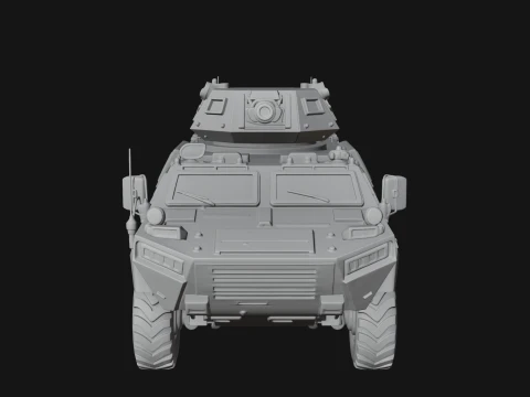 Armored Security Truck Model Design 11 - 3D Print Model 3D Print Model