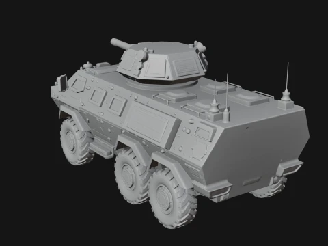 Armored Security Truck Model Design 11 - 3D Print Model 3D Print Model