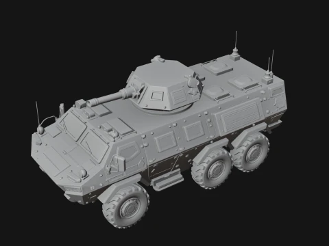 Armored Security Truck Model Design 11 - 3D Print Model 3D Print Model
