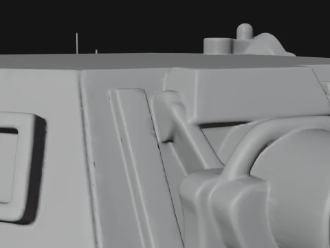 Armored Security Truck Model Design 11 - 3D Print Model 3D Print Model