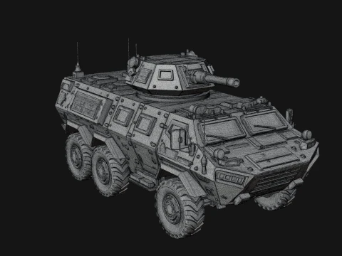 Armored Security Truck Model Design 11 - 3D Print Model 3D Print Model