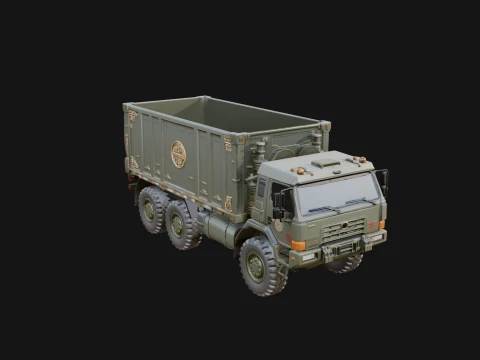 Military Cargo Truck Model Design 10 - 3D Print Model 3D Print Model