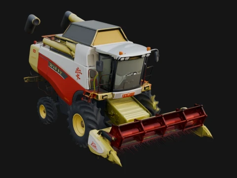Combine Harvester Model Design 14 - 3D Print Model 3D printmodel
