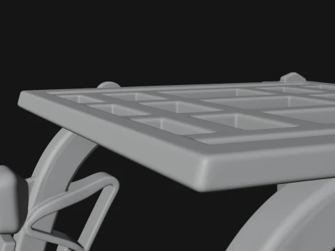 Forklift Truck Model Design 3 - 3D Print Model 3D Print Model