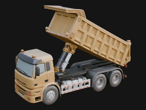 Dump Truck Model Design 18 - 3D Print Model 3D Принт Модель