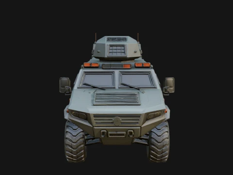 Armored Security Truck Model Design 12 - 3D Print Model 3D Print Model
