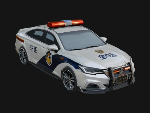 Police Patrol Car Model Design 9 - 3D Print Model 3D Print Model