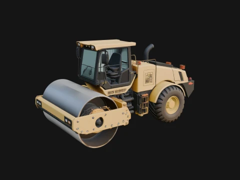 Road Roller Model Design 6 - 3D Print Model 3D Print Model