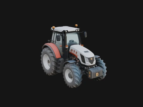 Farm Tractor Model Design 9 - 3D Print Model 3D Print Model