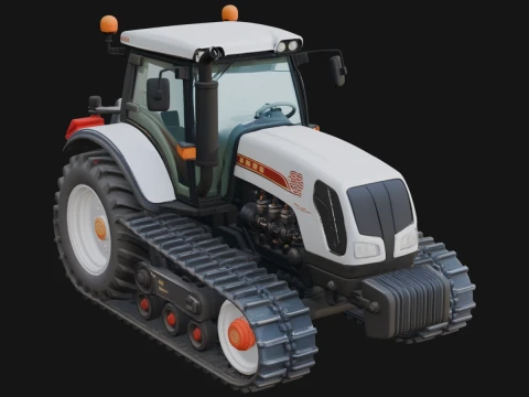 Farm Tractor Model Design 10 - 3D Print Model 3D Принт Модель