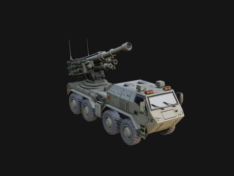 Wheeled Armored Carrier Model Design 5 - 3D Print Model Modello di stampa 3D