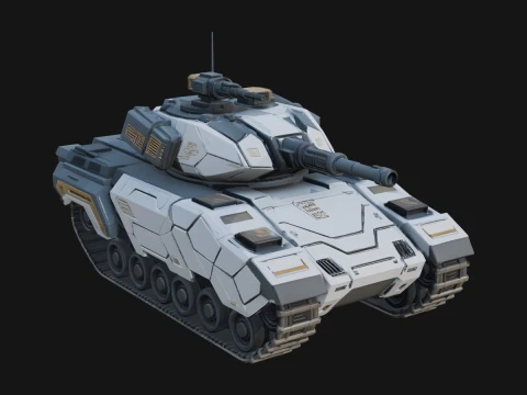 Tracked Armored Vehicle Model Design 17 - 3D Print Model 3D Druckmodell