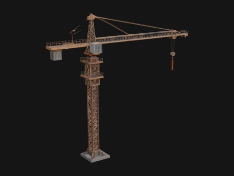 Tower Crane Model Design 3 - 3D Print Model 3D Print Model