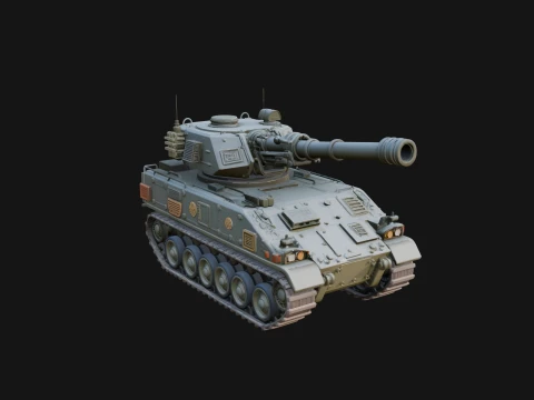 Tracked Armored Vehicle Model Design 18 - 3D Print Model 3D Print Model