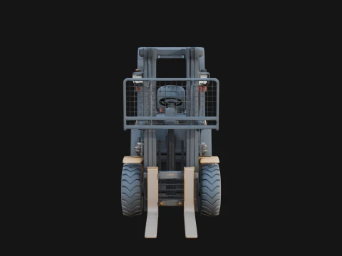 Forklift Truck Model Design 5 - 3D Print Model 3D Print Model