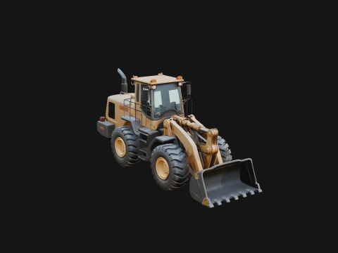 Wheel Loader Model Design 9 - 3D Print Model 3D Print Model