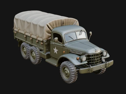 Military Cargo Truck Model Design 12 - 3D Print Model 3D Print Model